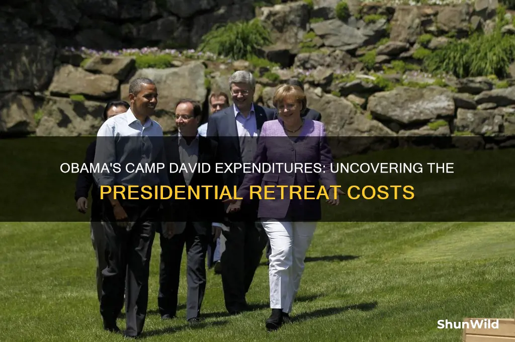 how much did obama spend on camp david