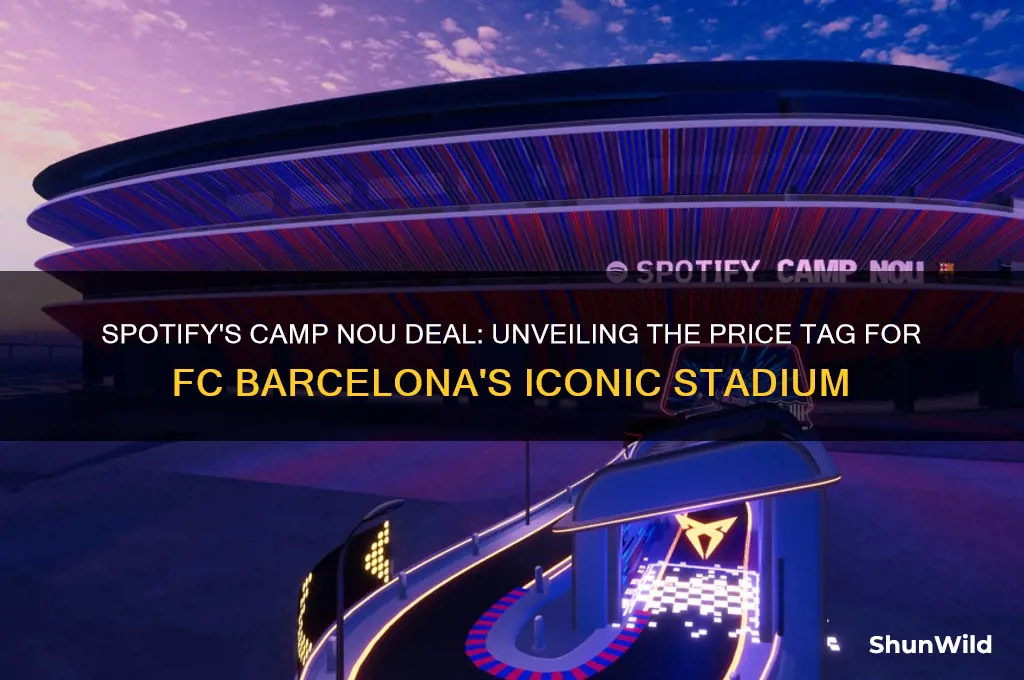 how much did spotify pay for camp nou