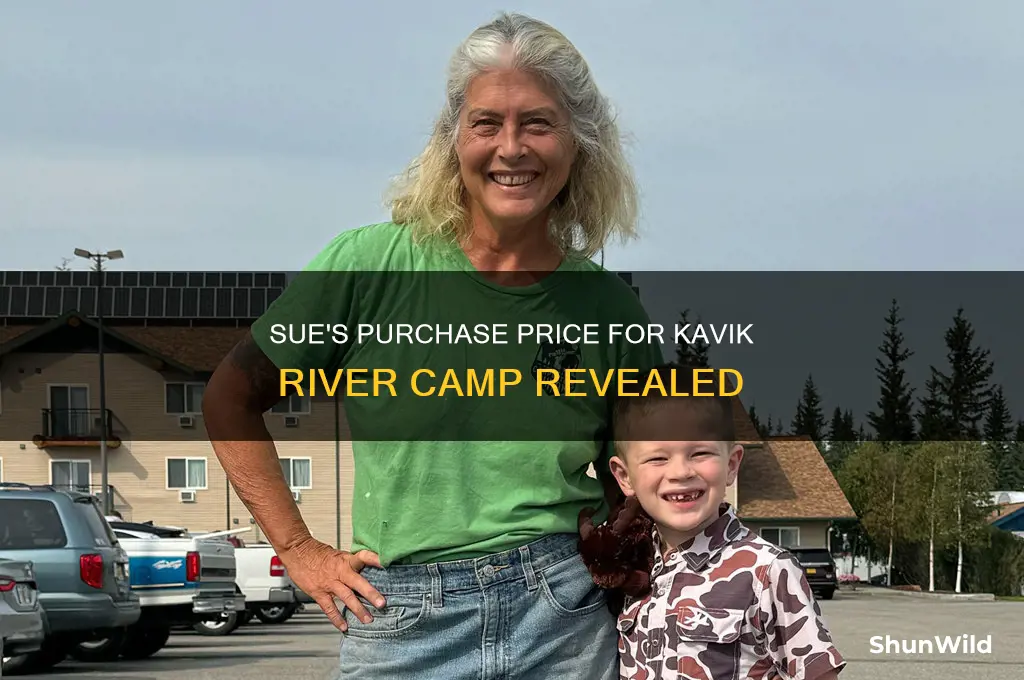 how much did sue buy kavik river camp for