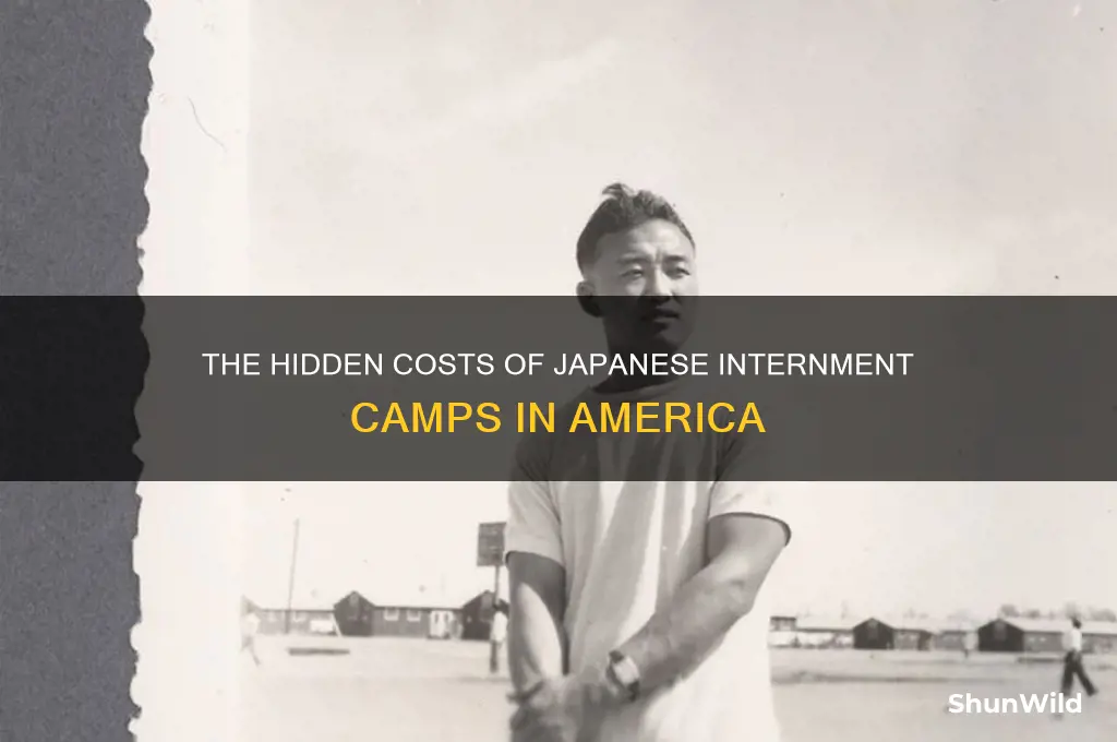 how much did the japanese internment camps cost