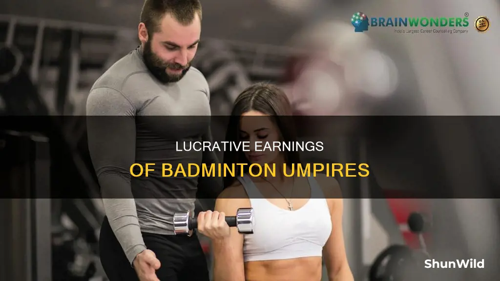 how much do badminton umpires make