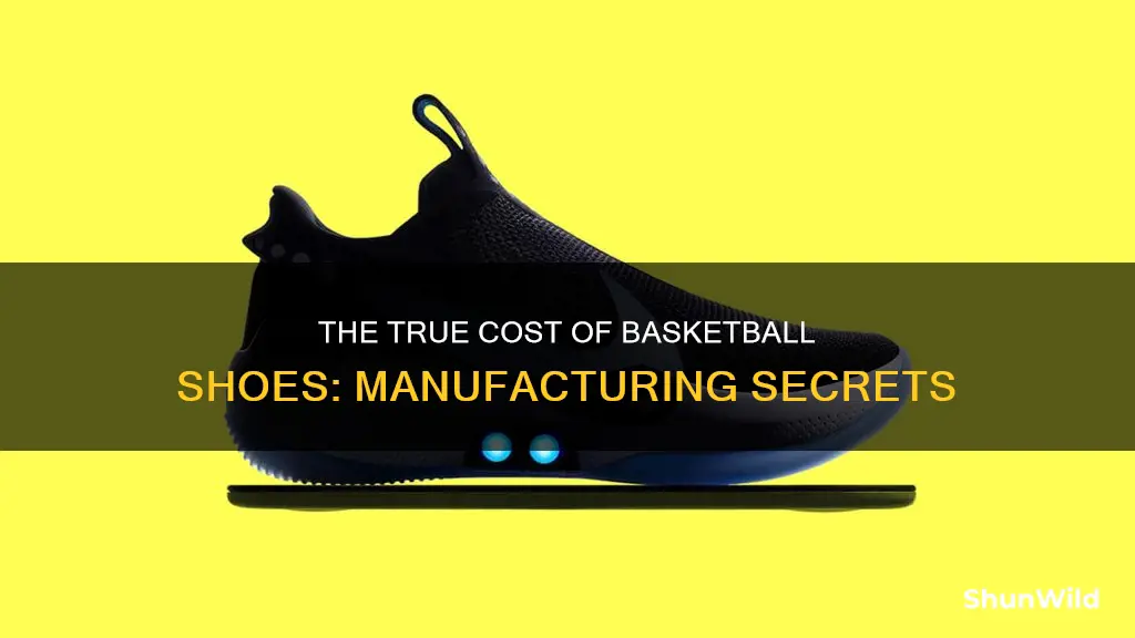how much do basketball shoes cost to make