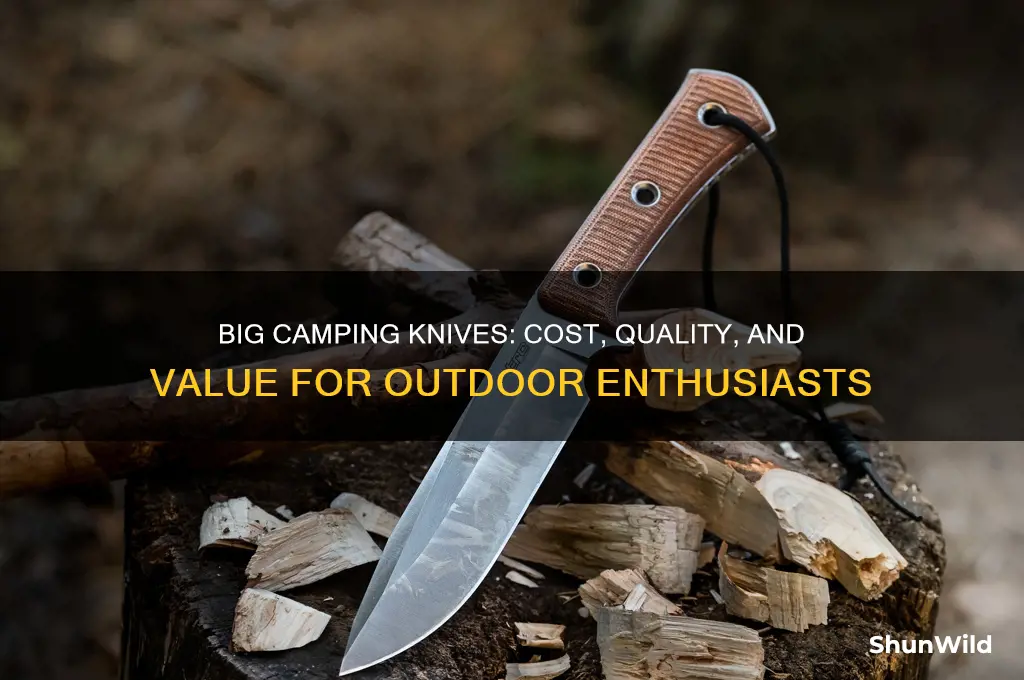 how much do big camping knives