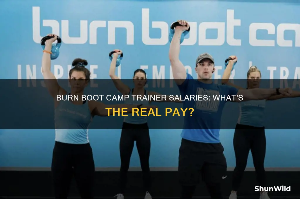 how much do burn boot camp trainers get paid