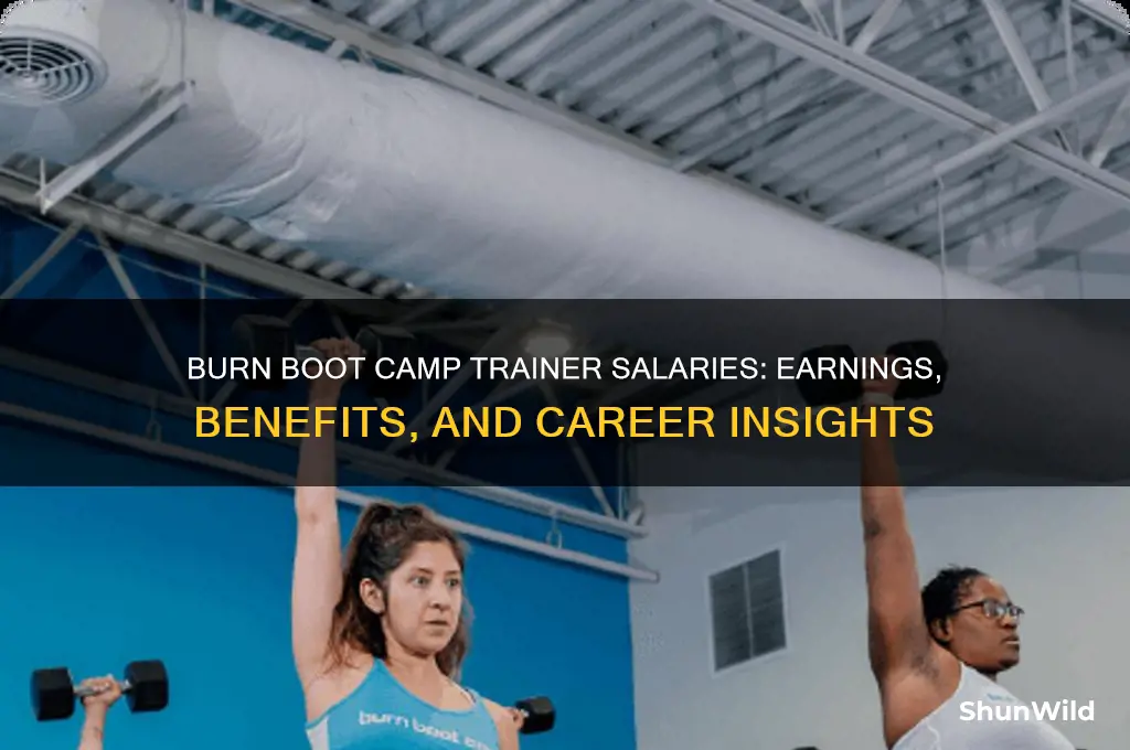 how much do burn boot camp trainers make