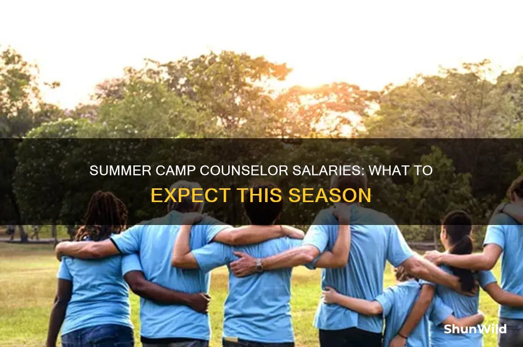 how much do camp counselors make summer