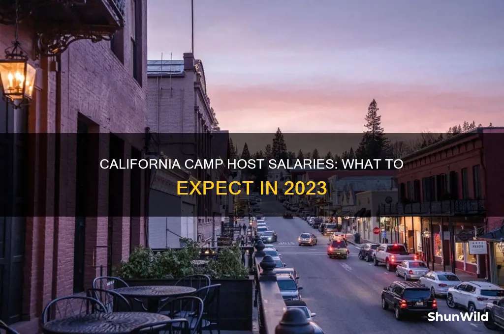 how much do camp hosts in california
