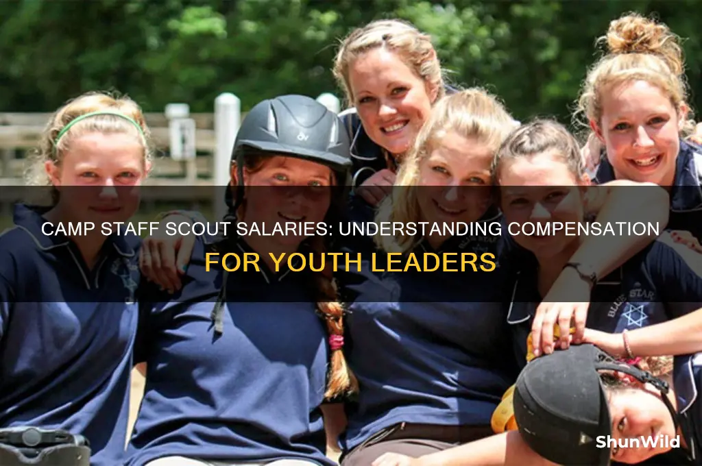 how much do camp staff scouts get paid