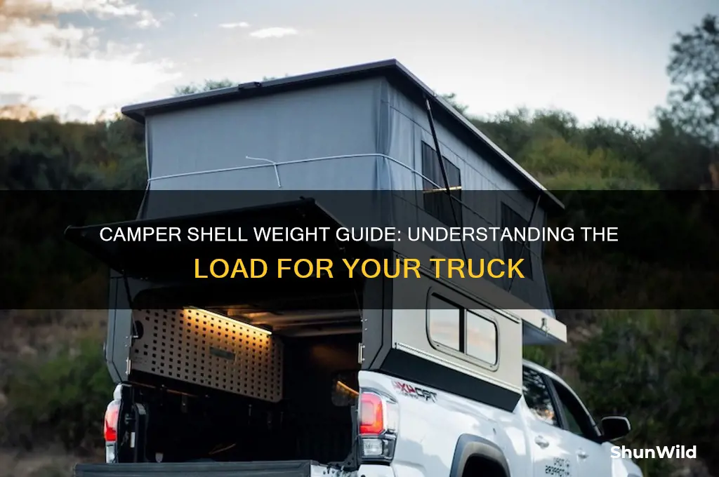 how much do camper shells weigh