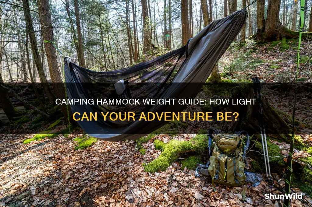 how much do camping hammocks weigh