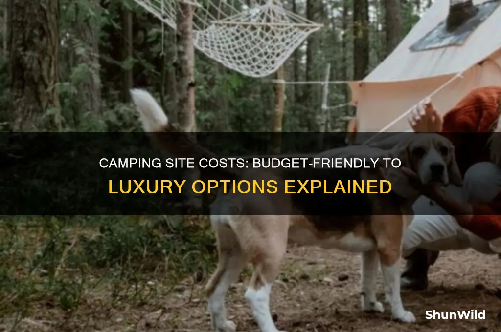 how much do camping sights cost
