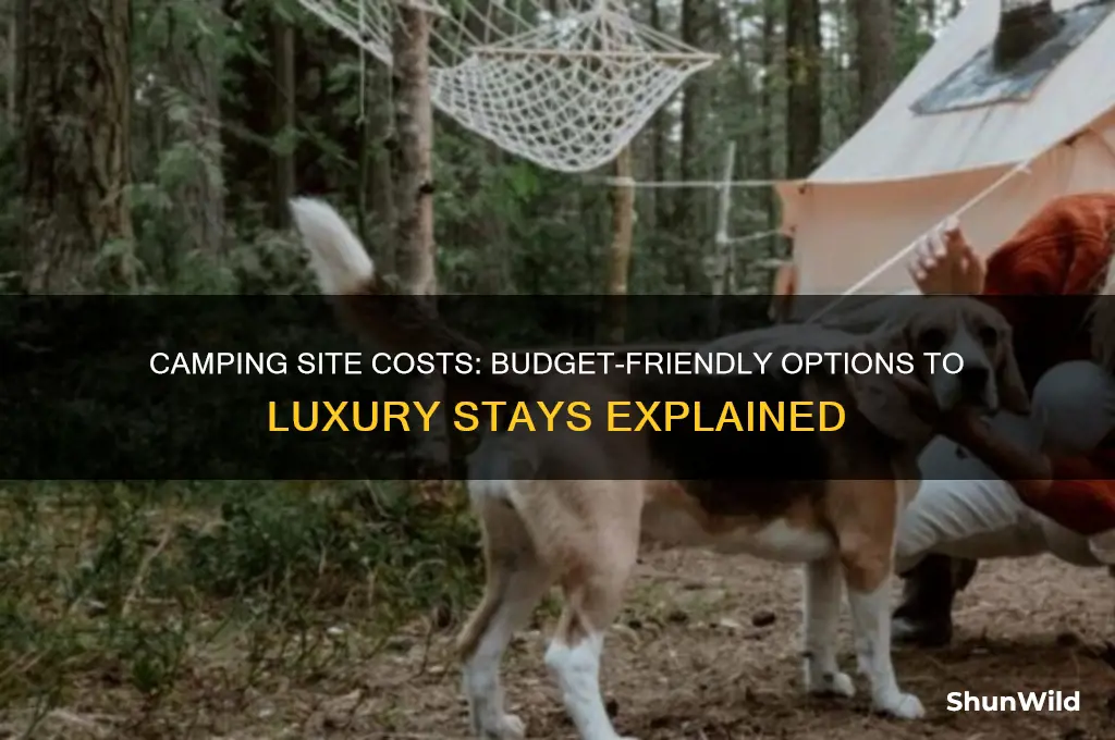 how much do camping sites cost