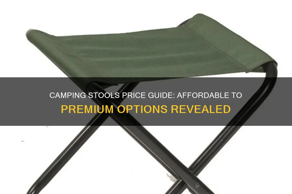 how much do camping stools cost