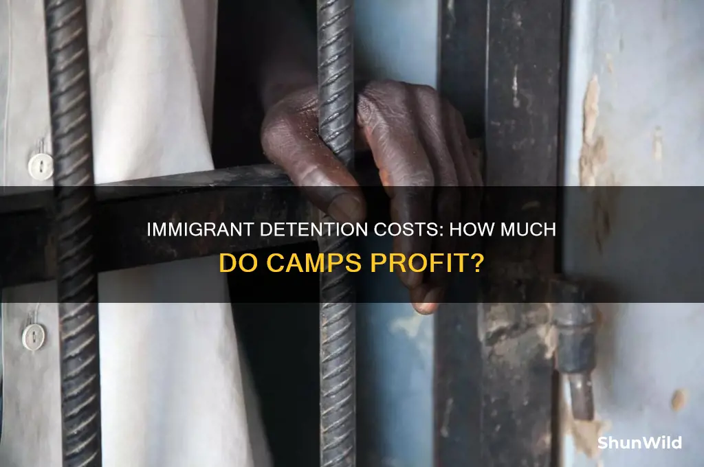 how much do camps get for holding immigrants