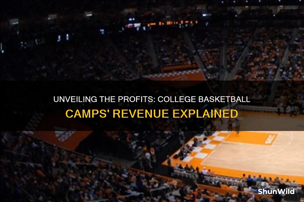 how much do college basketball camps make