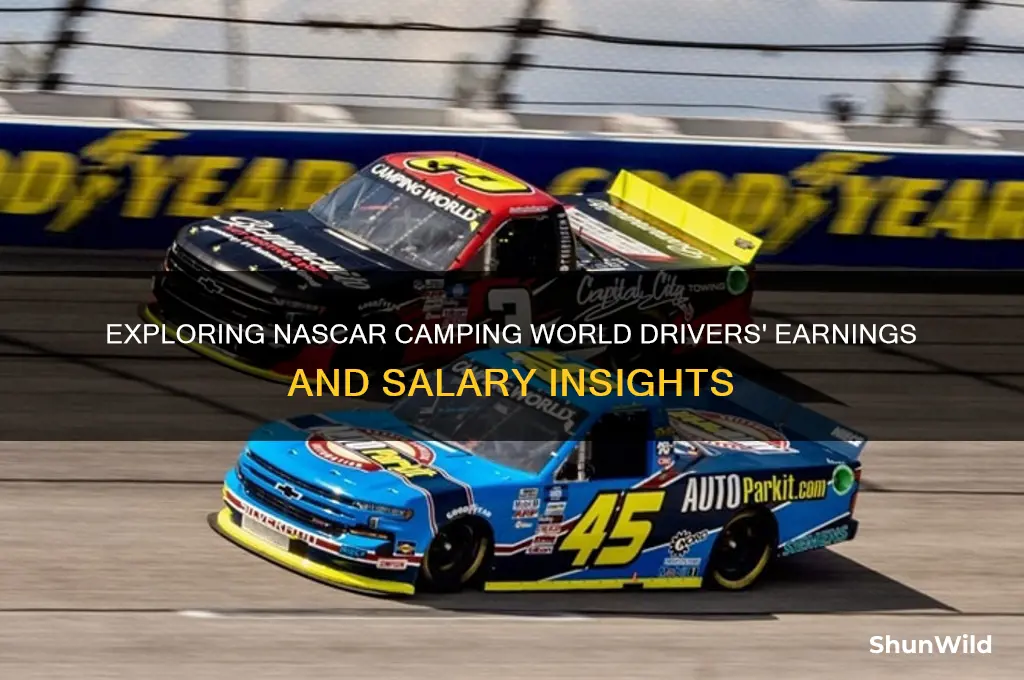 how much do nascar camping world drivers make