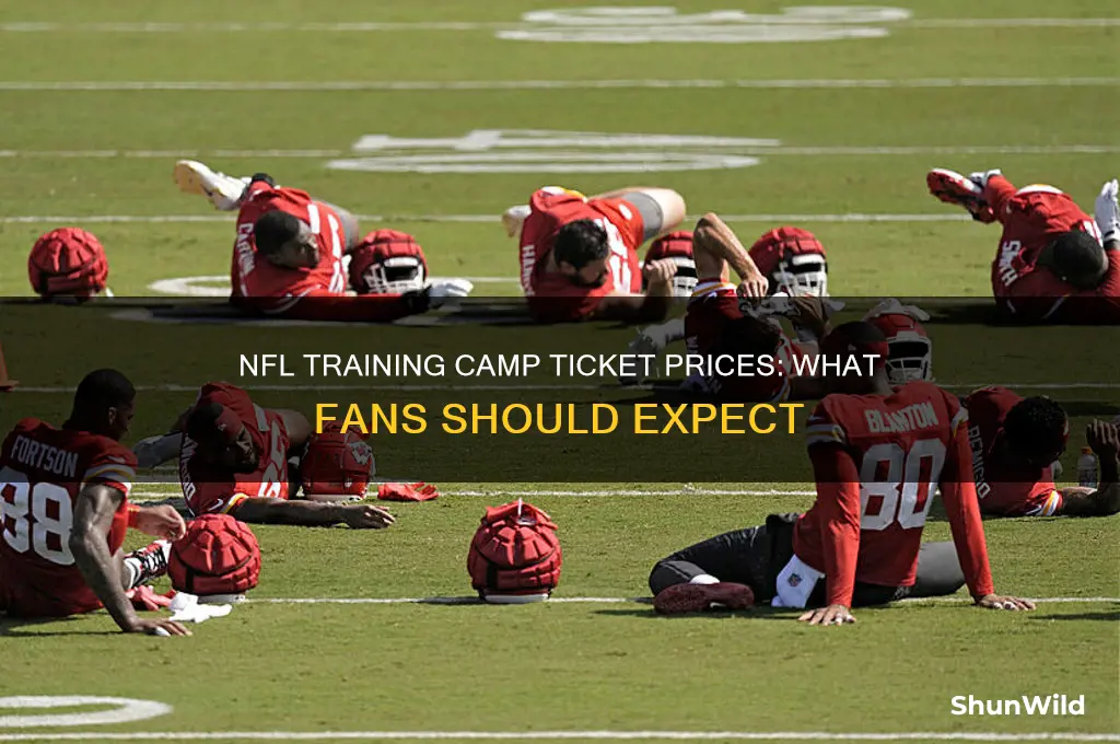 how much do nfl training camp tickets cost