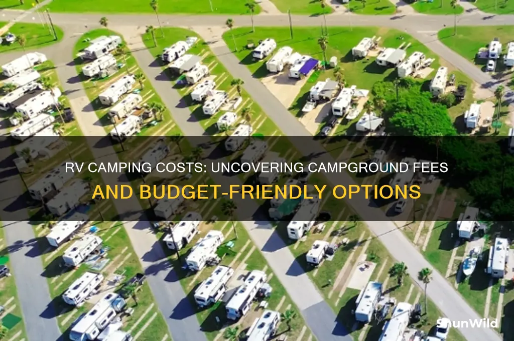 how much do rv camp grounds cost