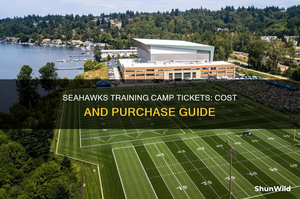 how much do seahawks training camp tickets cost