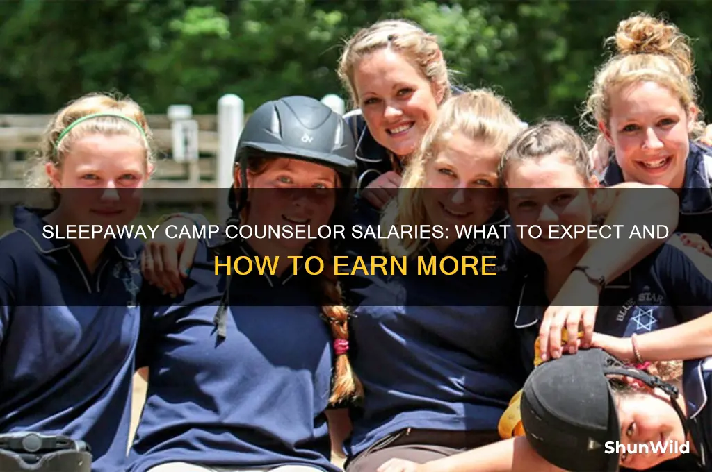 how much do sleepaway camp counselor make
