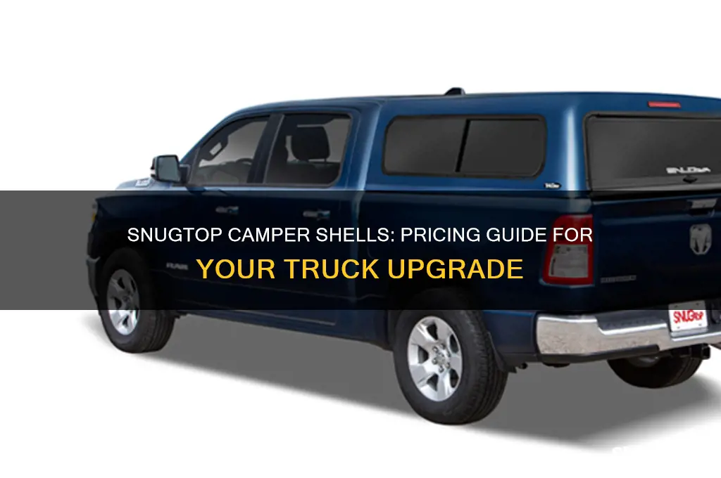 how much do snugtop camper shells cost