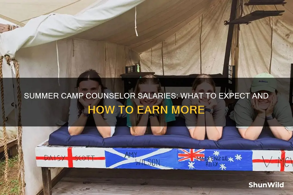 how much do summer camp counselors make