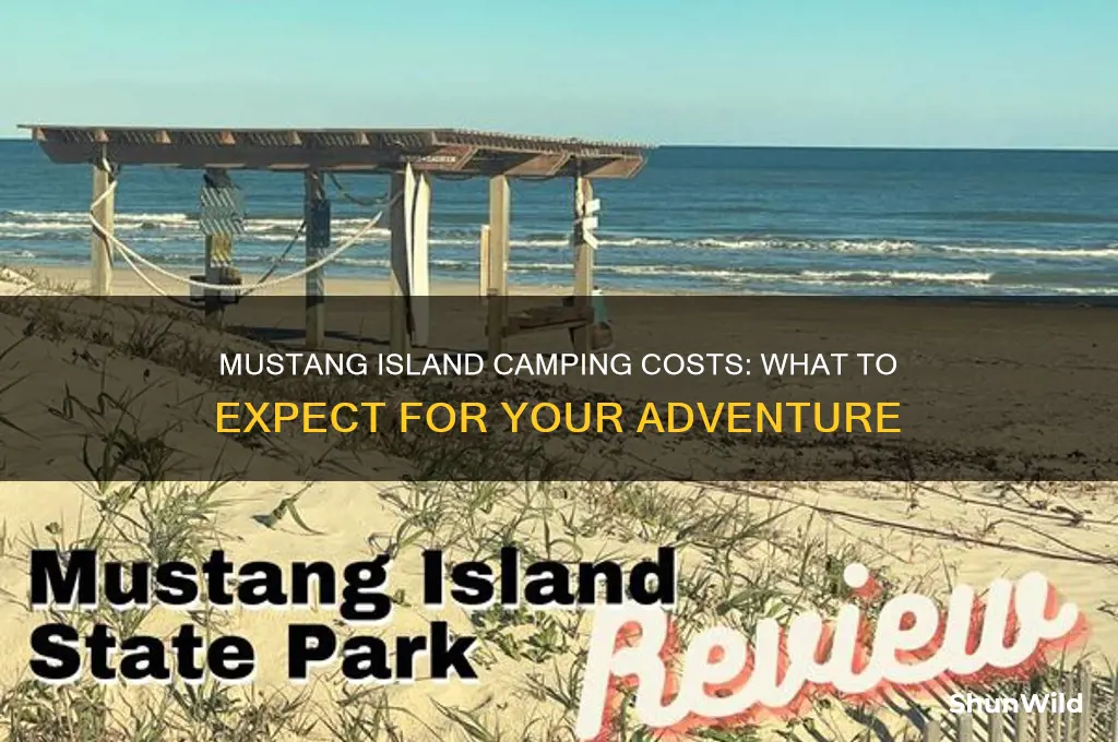 how much do they charge in mustang island to camp