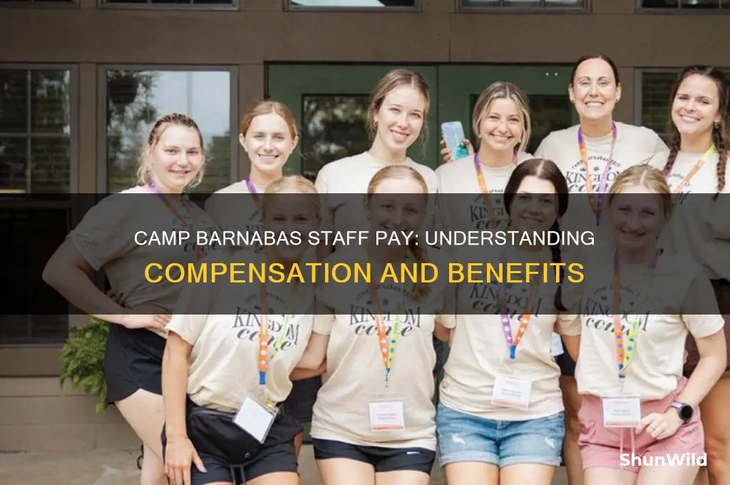 how much do you get paid at camp barnabas