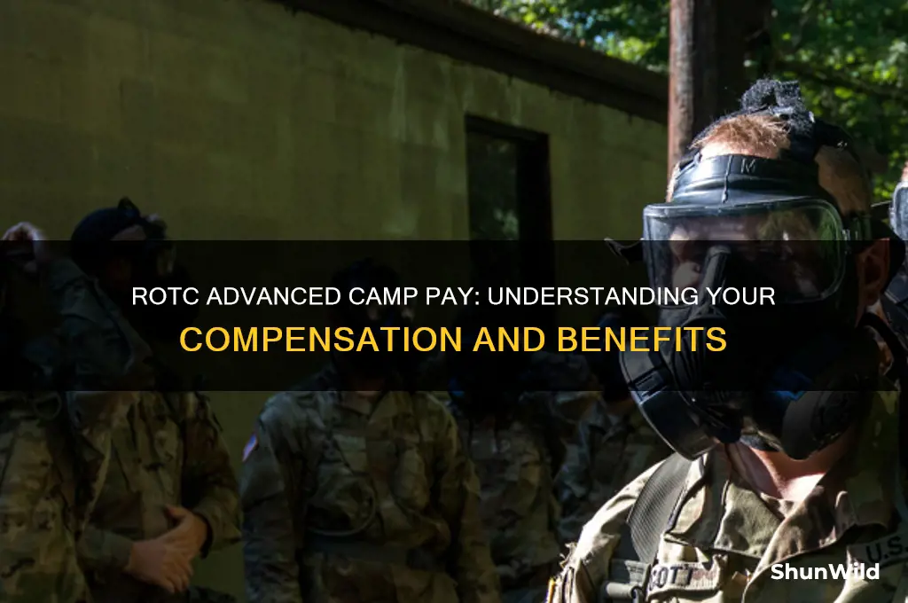 how much do you get paid for rotc advanced camp