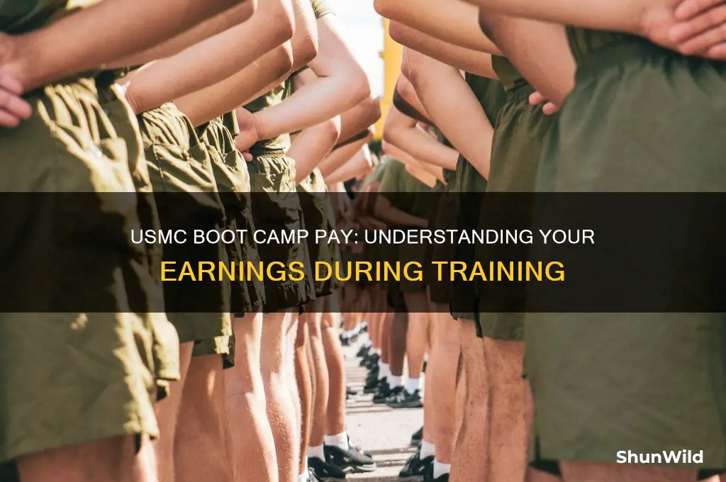 how much do you get paid in usmc boot camp