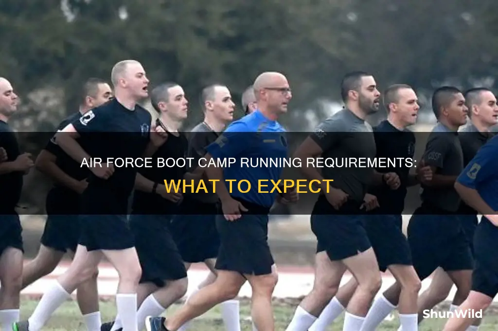 how much do you run in air force boot camp