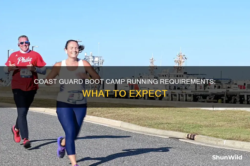 how much do you run in coast guard boot camp