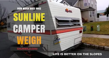 1982 Sunline Camper Weight: Unveiling the Vintage Trailer's Specs