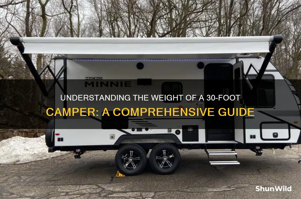 how much does 30 foot camper weigh