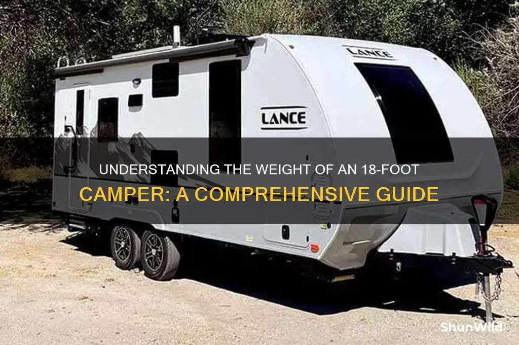 how much does a 18 foot camper weight