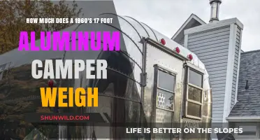 Unveiling the Weight of a Vintage 1960s Aluminum Camper