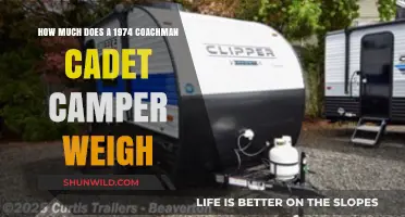 1974 Coachman Cadet Camper Weight: Unveiling the Vintage Trailer's Specs