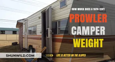 1976 23ft Prowler Camper Weight: Unveiling the Vintage Trailer's Load