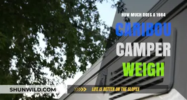 1984 Caribou Camper Weight: Uncovering the Vintage Trailer's Specs