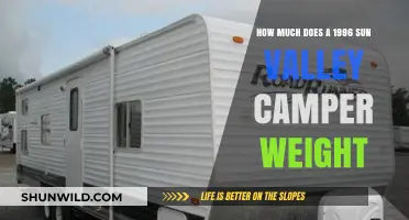 1996 Sun Valley Camper Weight: Essential Specs for Travelers