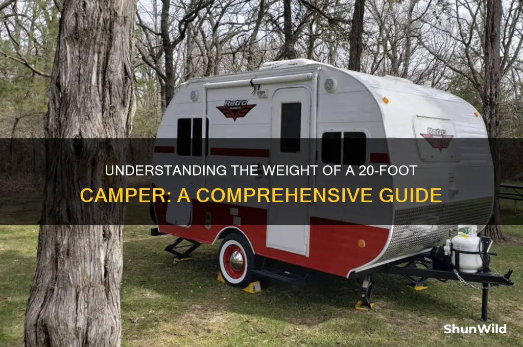 how much does a 20 camper weigh