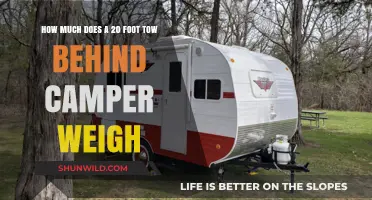 Understanding the Weight of a 20-Foot Tow-Behind Camper