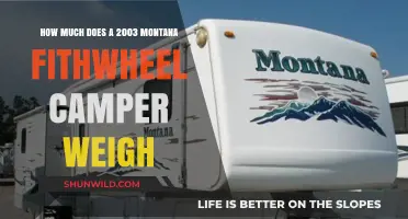 2003 Montana Fifth Wheel Camper Weight: A Comprehensive Guide