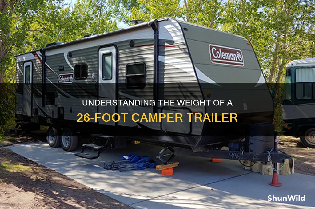 how much does a 26 foot camper trailer weigh