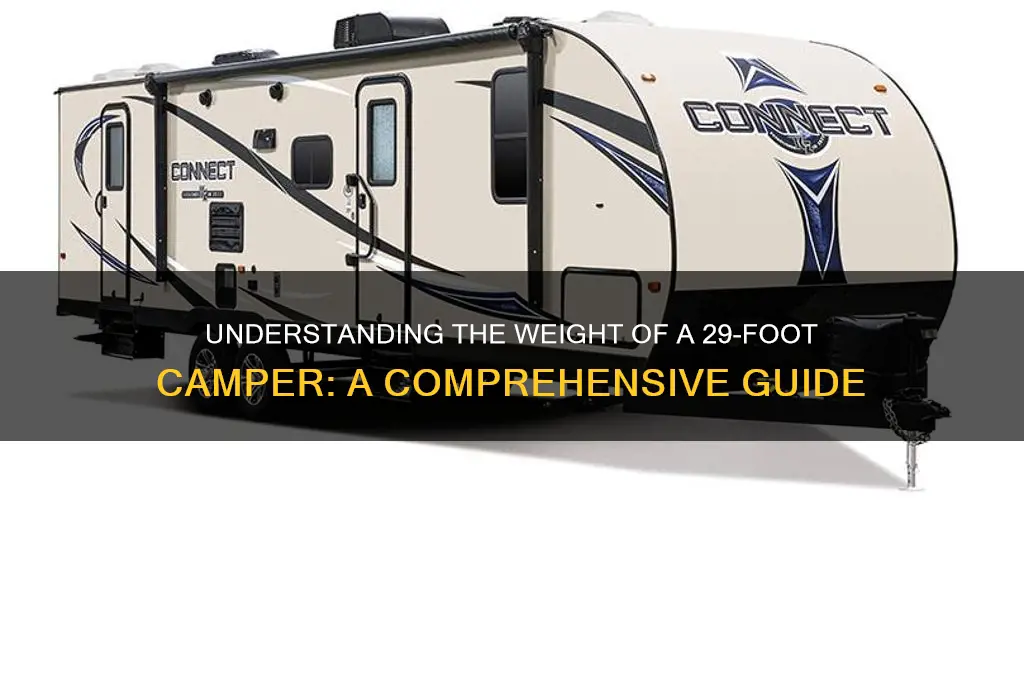 how much does a 29 foot camper weight