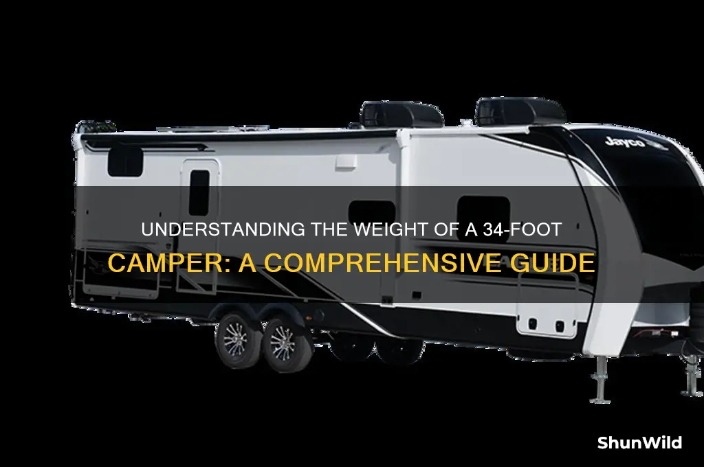 how much does a 34 ft camper weight