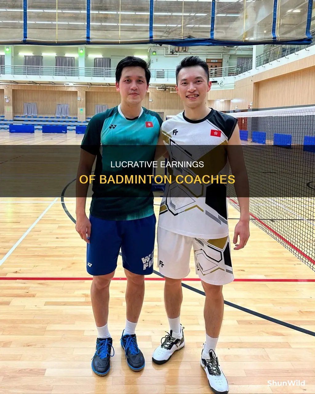 how much does a badminton coach get paid