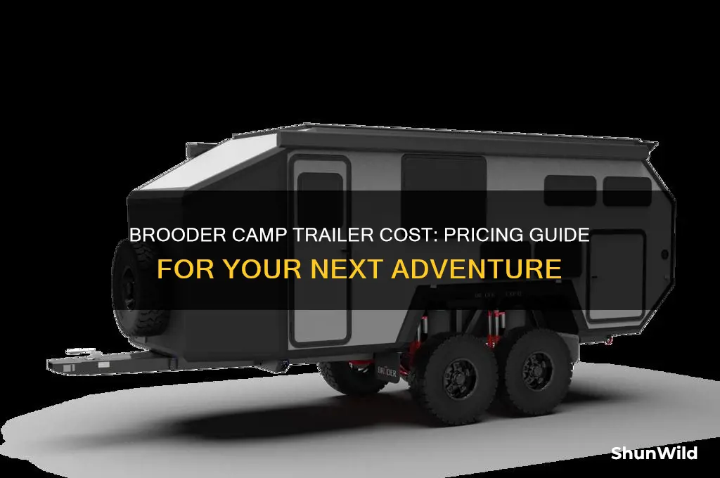how much does a brooder camp trailer cost