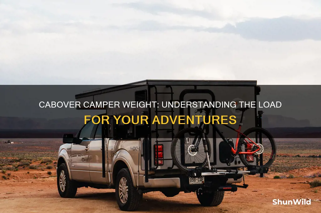how much does a cabover camper weigh