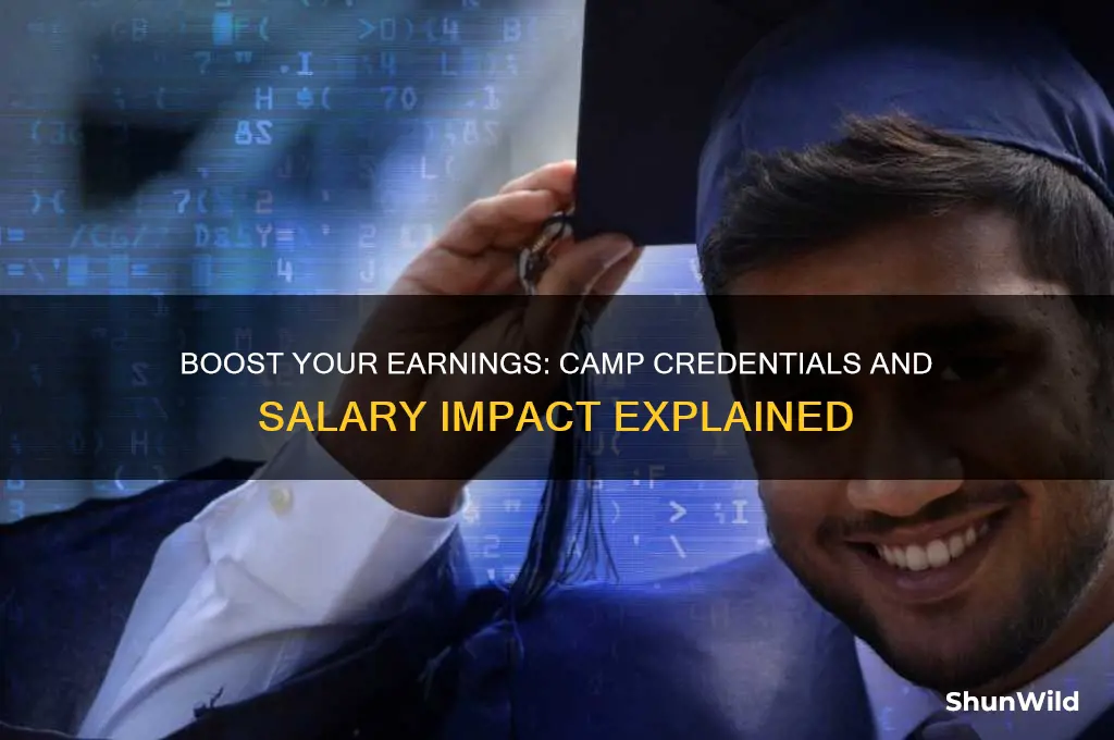 how much does a camp credential increase my salary